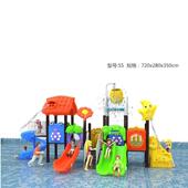 大型室外滑梯公小园游乐设备18079玻璃区钢组合儿童户外水水上乐