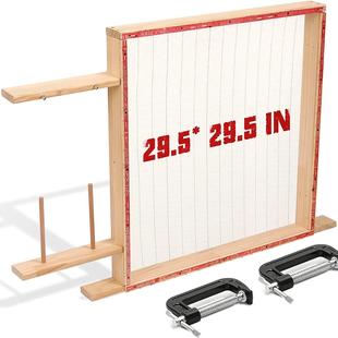 tuft织i012ngfraDme架簇绒框架画架地毯枪电枪架子IY自制戳实木框