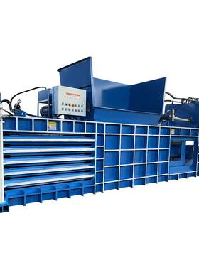 卧废液压打包机品油漆桶压铁缩式机废压块机XVZ大型卧式液压打包