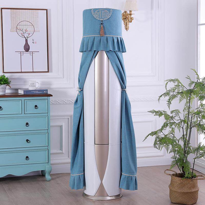 空调防尘罩立式中圆柱柜机圆形机不取简约国风开机不79#出风开取