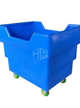 广加东塑料B8607布草车厂厚多功能大容量酒店宾馆客房草运输车家