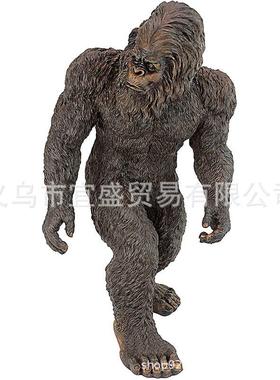 竖中指大猩猩装饰品摆件家居庭院设计大猩猩仿真摆件创意设计