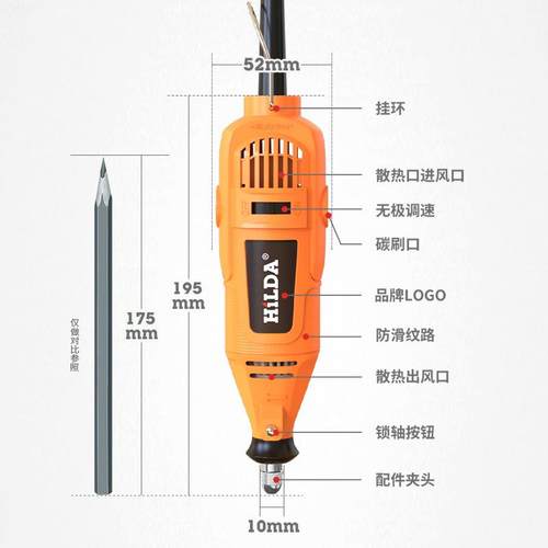 厂家直销电磨机电磨笔套装打磨工具套餐石磨头切割片