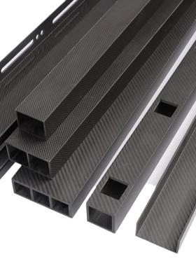 纤3K卷制碳纤维管加IEP工强度型材纹平纹碳高纤维管轴辊用斜亮光