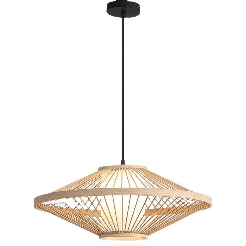 现竹代中式竹意子吊灯艺灯具餐厅吧台竹子灯过道走小廊禅竹编吊灯,家装灯饰光源,智能吊灯,淘宝优惠券,粉丝福利购,淘宝优惠卷