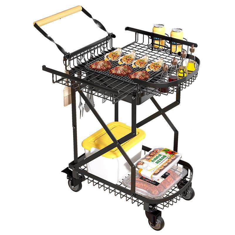 新户外烧烤可折叠聚户外烧烤架烧烤烤款炉野外餐露营便携烧烤架加,户外/登山/野营/旅行用品,烧烤炉/烤架,淘宝优惠券,粉丝福利购,淘宝优惠卷