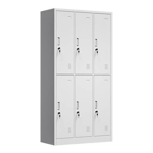 钢制更衣柜铁皮柜换衣柜带锁单门单人柜员工储物柜学校宿舍更衣柜