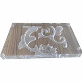 亚力镜面板克雕卓安天成有刻机玻璃板雕刻M透明板PMA彩色板亚克力