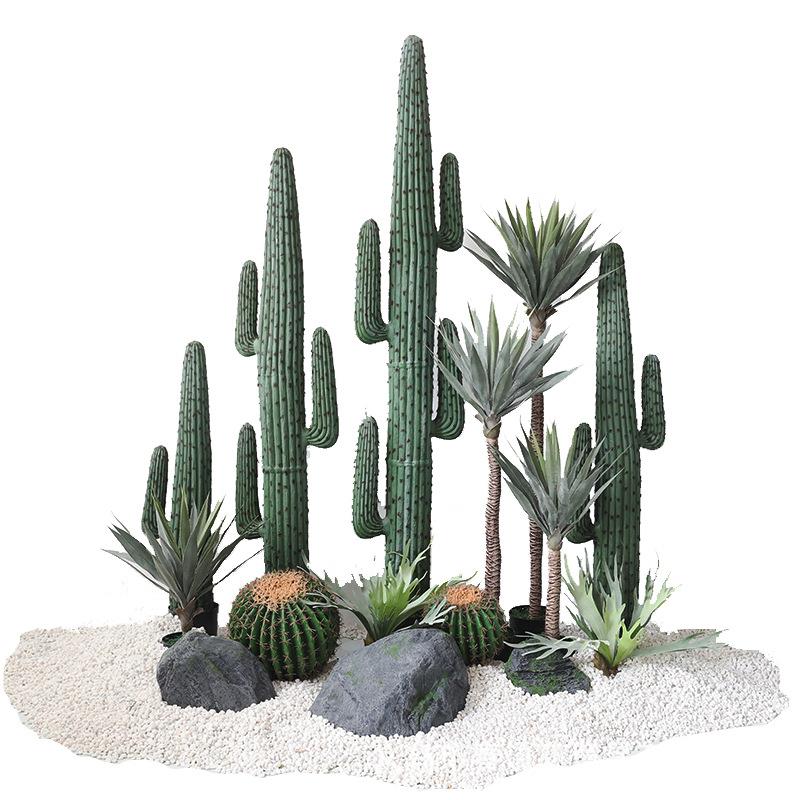 大型仿真仙人掌假植物北欧假绿植室内场景橱窗装饰摆件仙人柱