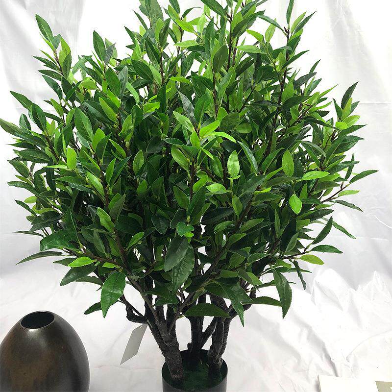 仿真绿植盆栽毛尖茶树落地盆景室内外植物茶叶工程装饰厂家