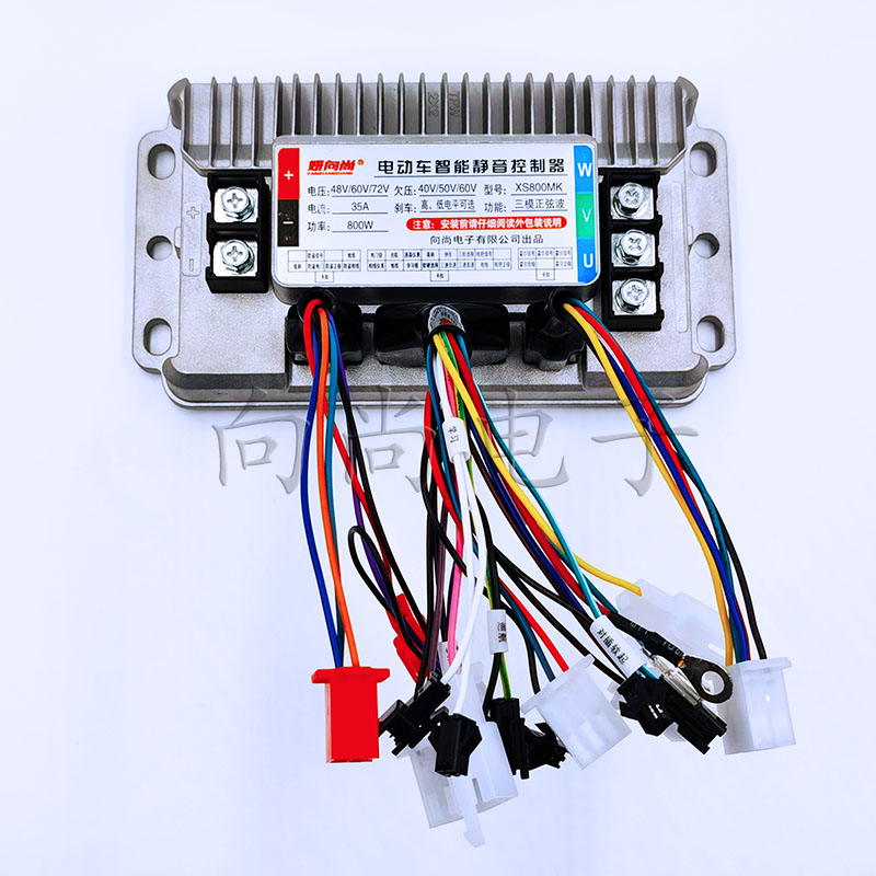 电动车控制器 48V60V64V72V三模800W正弦波静音模块全铸铝款