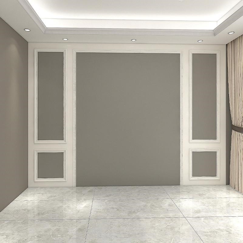 实木线条装饰背景墙边框吊顶造型框客厅电视墙非T石膏Z线白色木线