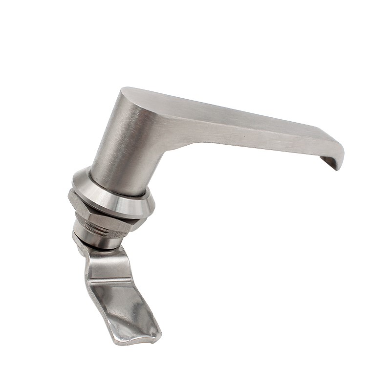 不锈钢配电箱锁开关柜门锁MS324电柜锁转舌执手锁带把手开关柜锁