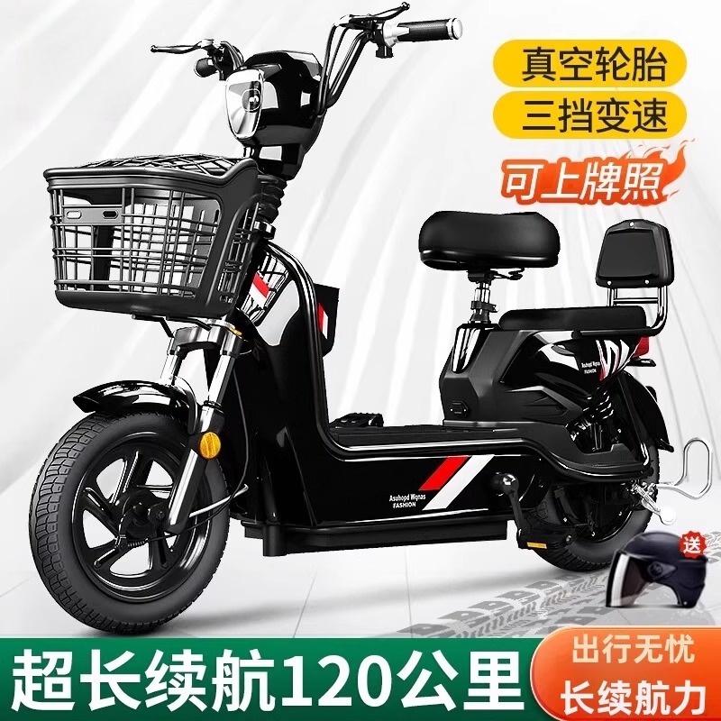 台铃电动电车新国标电动车电瓶车自行车助力女式小型高续航电车女