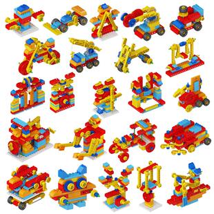 兼容乐高科教系列拼装大颗粒积木百变齿轮工程教具儿童宝益智玩具