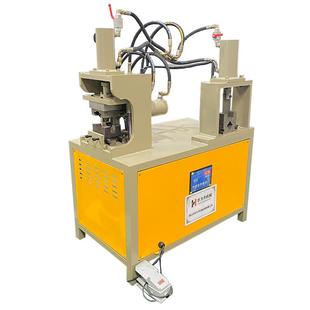 圆管冲孔机液压方管冲弧机液压角铁切断机方管切角机槽钢冲断设备