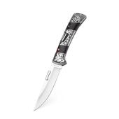 户外小刀随身便携刀片折叠刀精美雕花水果刀