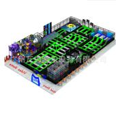 商场室内大型蹦公床园粘粘乐魔家鬼滑梯游忍GZ 23083者道竞技乐设