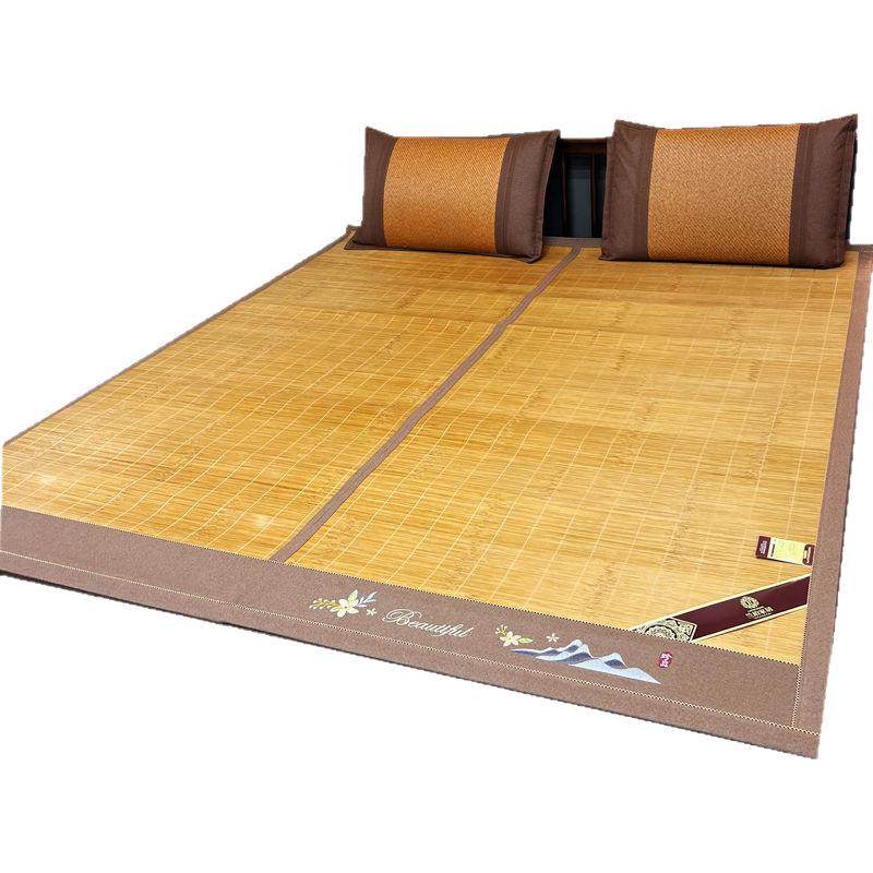 夏天凉席竹席1.8米直筒双人床夏季家用加厚藤席双面折叠竹凉席子,床上用品,竹席,淘宝优惠券,粉丝福利购,淘宝优惠卷