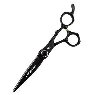 6.0寸黑色FSG-04水谷款神行者美发剪刀理发剪平剪刘海剪
