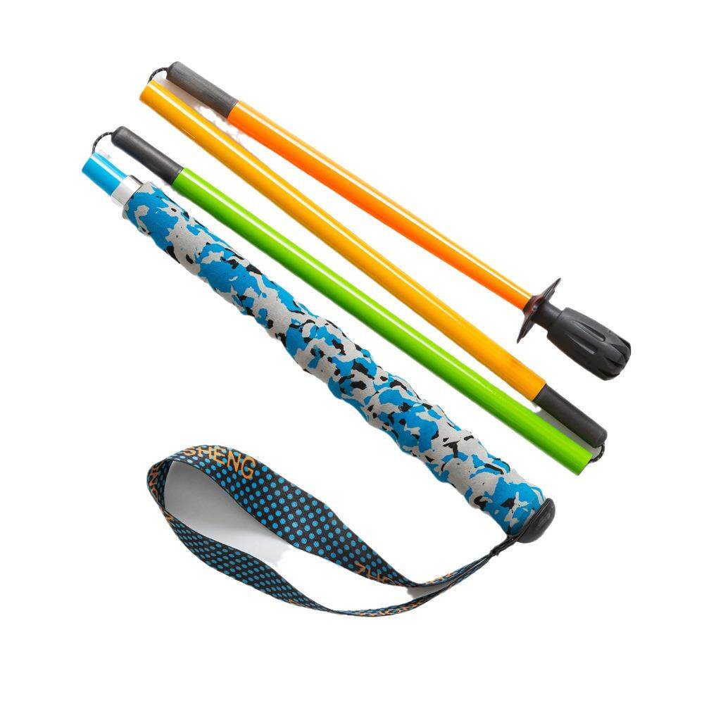 厂家直供超轻高模量碳纤维五节折叠登山越野手杖