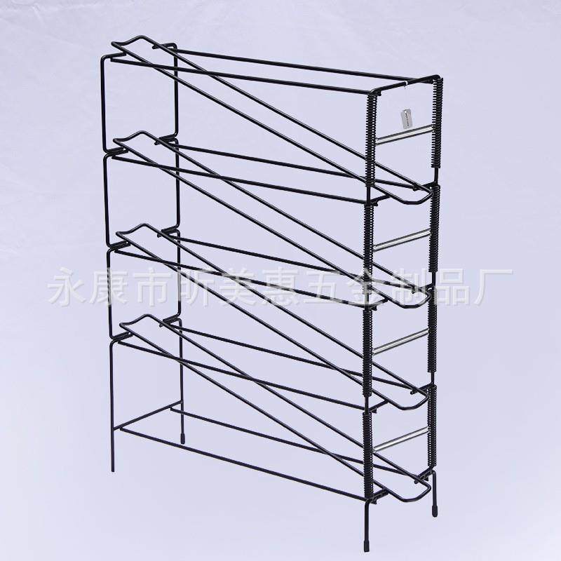 现货咖啡奶茶一次性纸杯架弹簧固定铁质取杯架收纳整理杯架