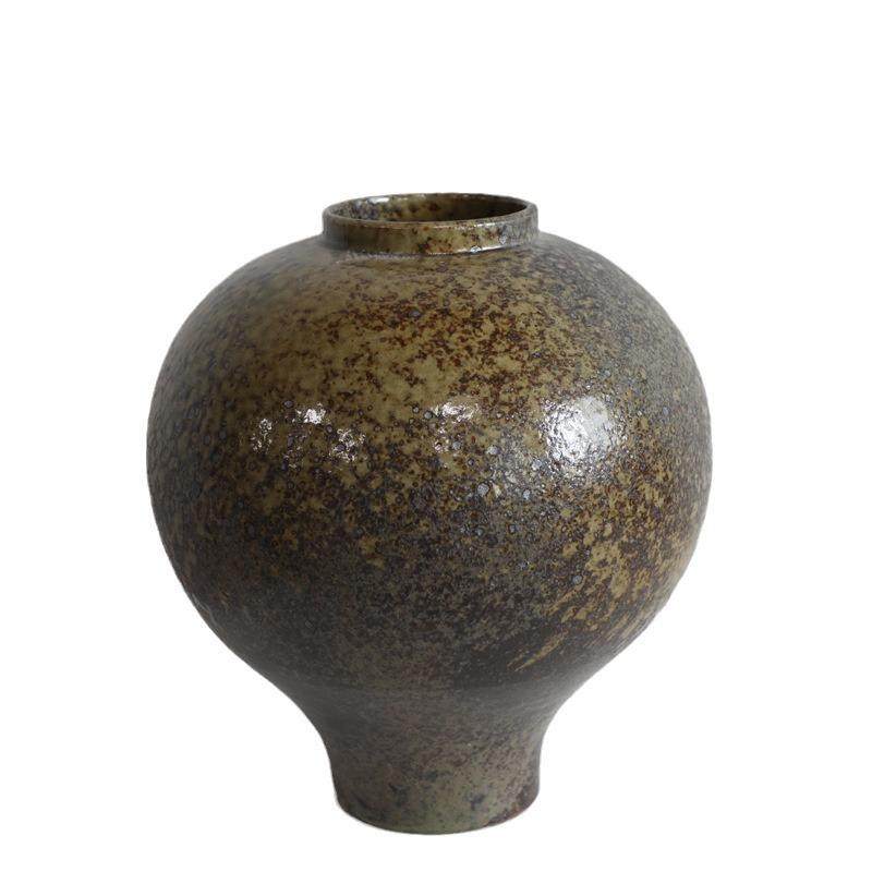 禅意复古陶瓷花瓶客厅插花摆件民宿样板间装饰陶罐坛子侘寂风花器,橡塑材料及制品,工业陶瓷,淘宝优惠券,粉丝福利购,淘宝优惠卷