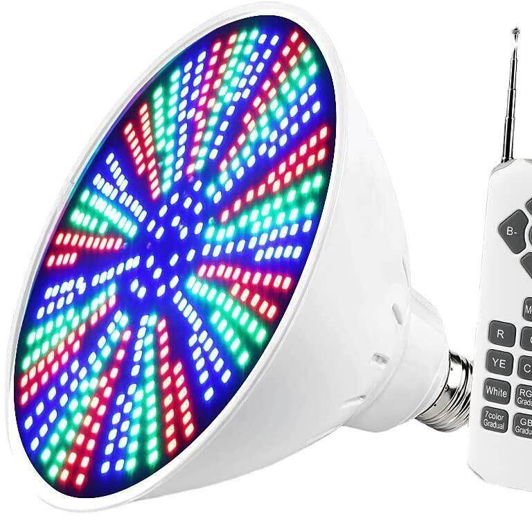 厂家现货美规E26灯头泳池灯光源E26-40WRGB12V/120VPAR56