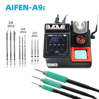 新款A9EA9PRO焊台手机维修120W大功率工业电烙铁210烙铁头