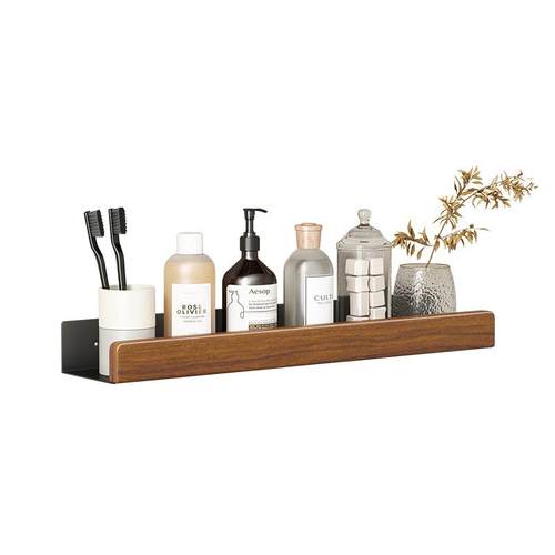 卫生间置物架壁挂式浴室厕所洗手台洗漱台洗手间墙上免打孔梳妆架