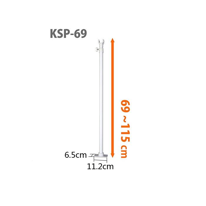 W无品牌/Z7B衣Y型弹簧伸缩竖杆阳台衣杆支撑杆橱晾衣柜挂衣杆支架