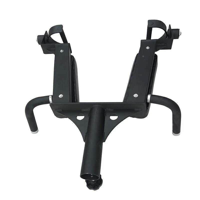 深蹲练背器材肩扛杠铃划船高肩扛深蹲位下拉手把拉健爆身发力核心