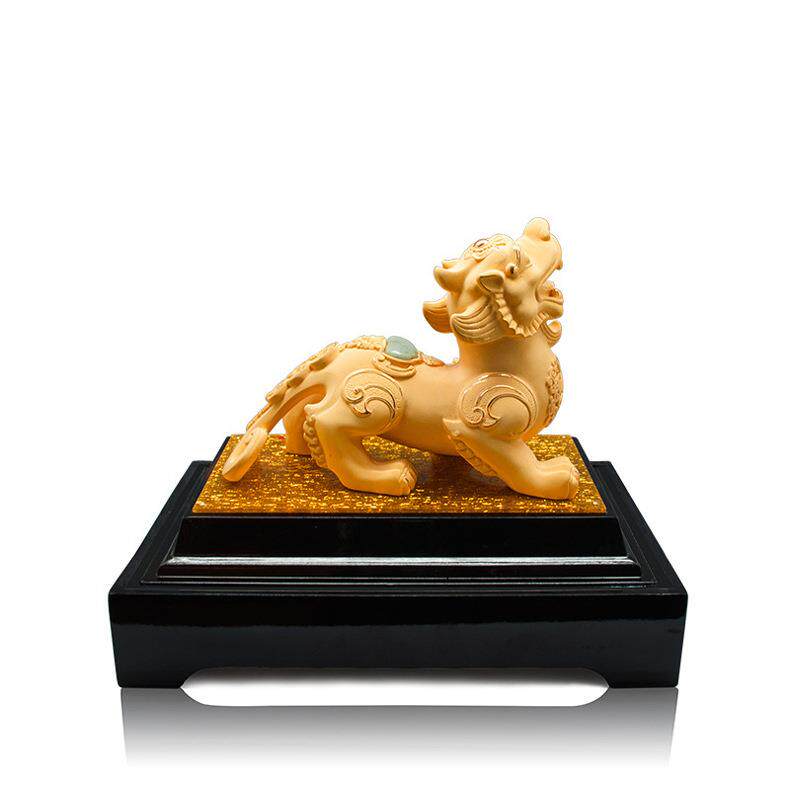 绒沙金富贵貔貅皮休摆件家居饰品皮丘貔貅工艺品开门红礼品