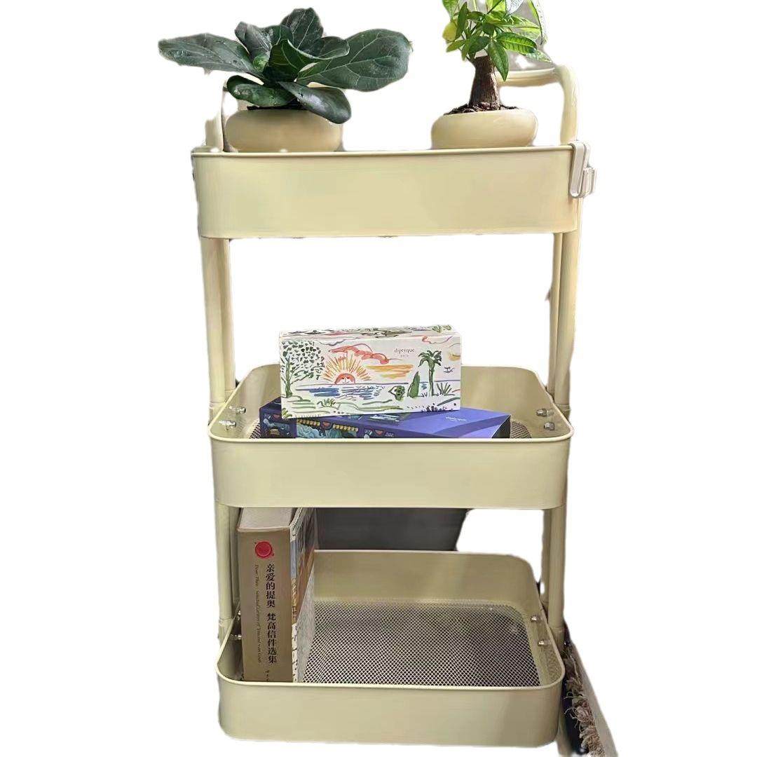 厨房小推车置物架落地多层移动家用多功能锅具蔬菜水果收纳储物架,收纳整理,书桌收纳置物架,淘宝优惠券,粉丝福利购,淘宝优惠卷