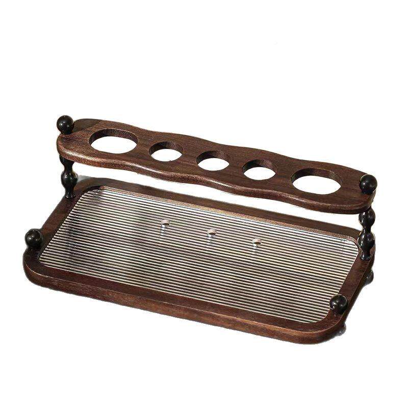 高级感复古牙刷台架中架古风卫生间洗漱物高颜值MHQ一家三置口刷