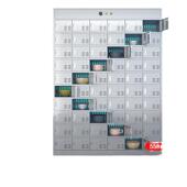 不锈钢员工碗柜食堂餐盘柜饭盒学校职工餐具柜餐厅多门多层储物柜