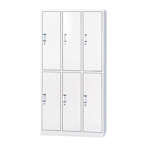 健身房更衣柜宿舍员工柜钢制带锁鞋碗柜浴室多门铁皮收纳柜储物柜