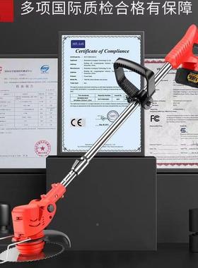 无线锂电割草IDT草机手持式缩一体割机家用小型机器外贸割伸草机