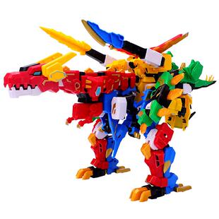 爆龙战车龙人装战甲车恐龙变形188机器男孩新奇玩X具儿童心奇暴2