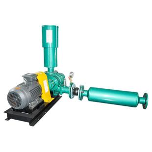 高压曝气风机水产氧增罗茨风机气体气力送设备输三鼓叶罗茨风机