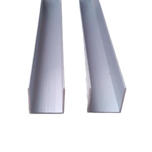 外铝宽24*24*2mm铝合金LXI槽U型槽道槽铝6063槽铝开口U形槽轨铝型