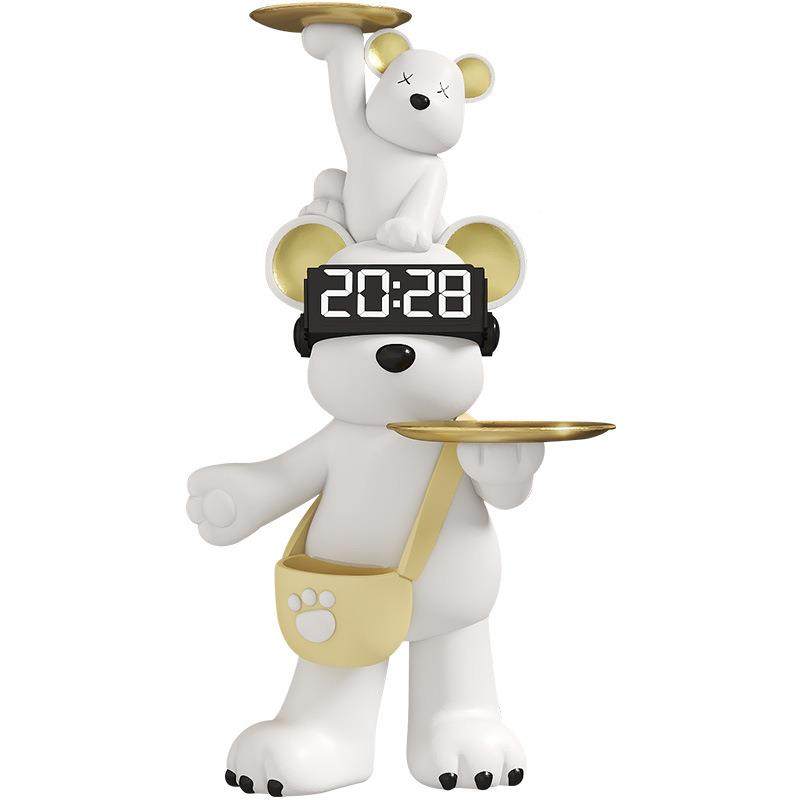 亲暴力柜熊摆件乔子SKD6088迁新居礼电物视沙发旁客厅落地卡通时,家居饰品,装饰摆件,淘宝优惠券,粉丝福利购,淘宝优惠卷