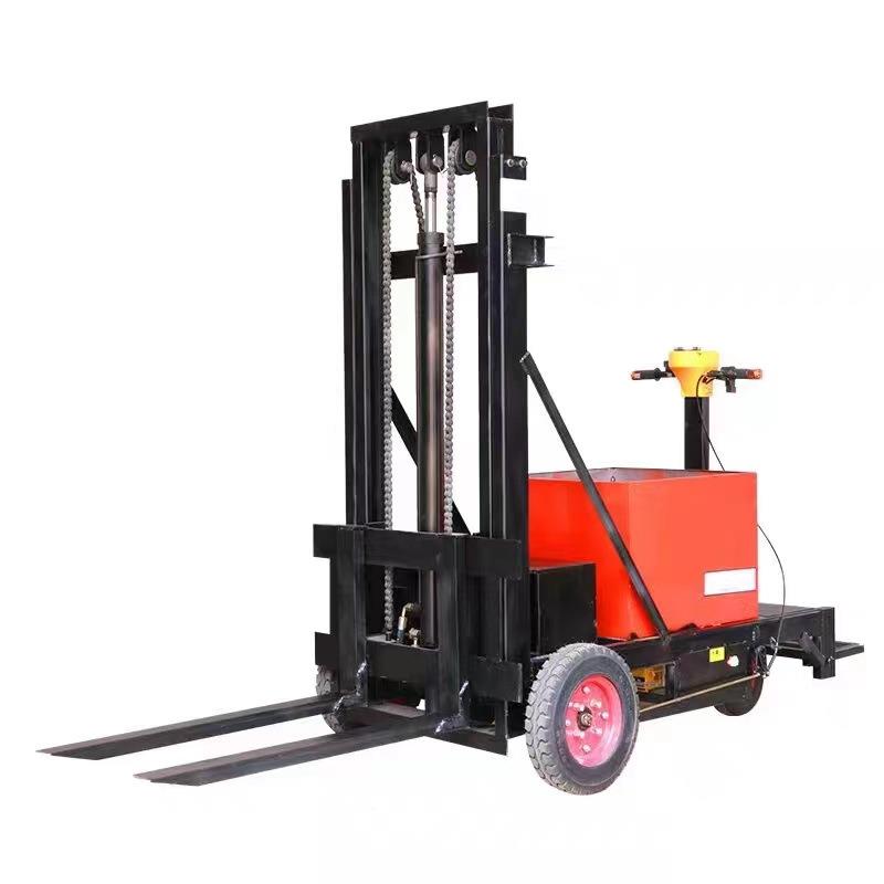 全电电动站驾式叉车小型2KCW50/5车00公斤电动堆随车叉全动高车