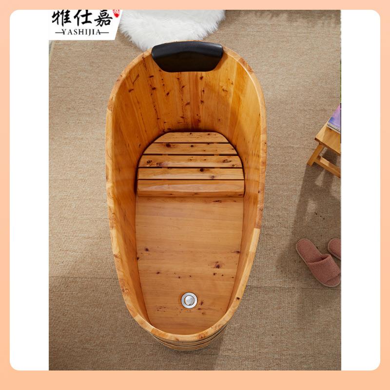 浴Z6M加热泡澡木桶浴缸大人家洗澡F$ph(b*$桶盆沐浴桶B实木成人用