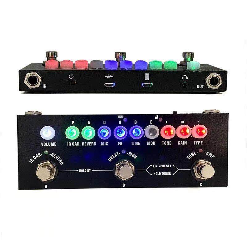 电WLL吉他综合效果器贝司斯专业舞台混音模箱响体拟工厂