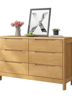 木斗斗柜D050609#五斗橱厅五柜卧室六九斗柜五屉柜木收纳柜实客抽