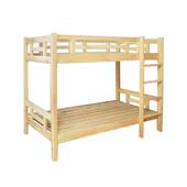 全实木上下铺学生寓高双层床学校员工宿舍松M 10木低床床子母公可