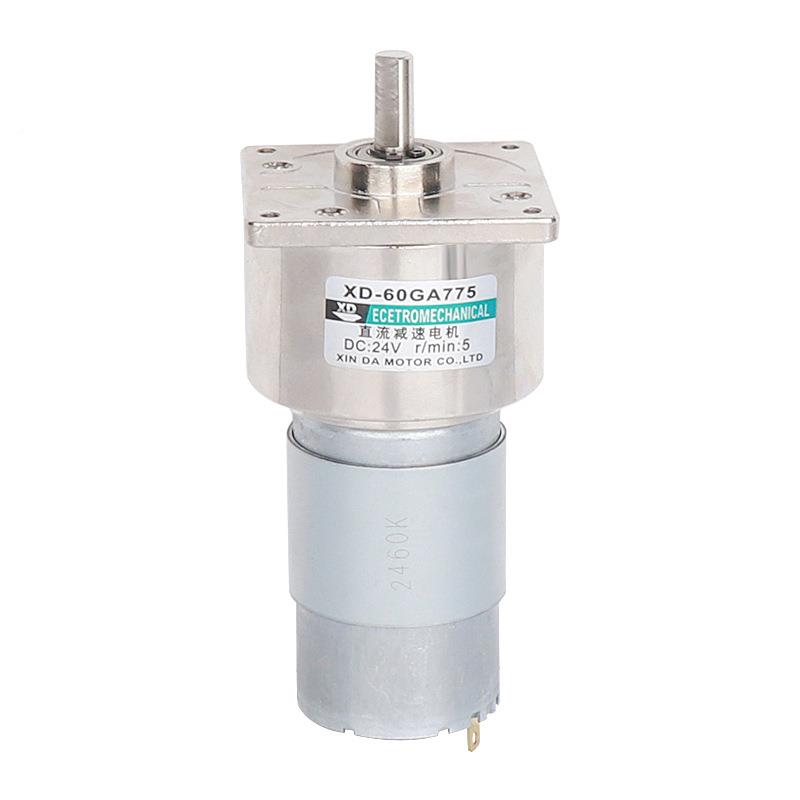 信达3电机75微型直流减速电机12V24伏XD-60GA7动机5W可调速正反小