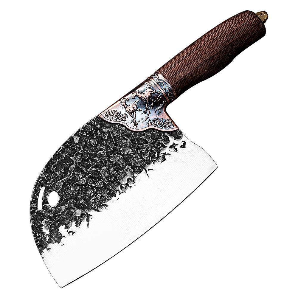 抖网红工手锻打菜刀快老头刀斩切片两用圆头刀刀,居家日用,厨房剪刀,淘宝优惠券,粉丝福利购,淘宝优惠卷