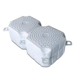 筒塑平料游艇浮水上乐园浮桥码头摩托船艇停靠网箱养殖钓鱼台坞